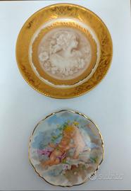 coppia piattini decorativi Limoges