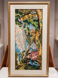 Quadro Arazzo a Mezzo Punto Fatto a Mano 