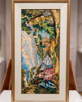 Quadro Arazzo a Mezzo Punto Fatto a Mano 