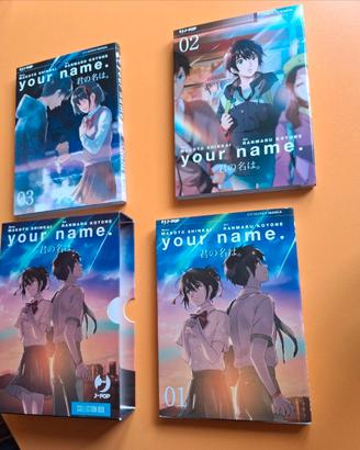 Collection Box J-Pop Manga "Your name" 3 volumi.