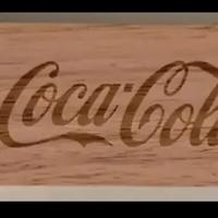 Apribottiglie legno  coca cola