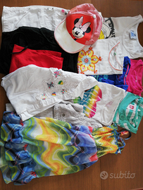 Lotto estivo bimba 9 anni (14 pezzi)