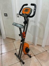 Cyclette songmics pieghevole arancione