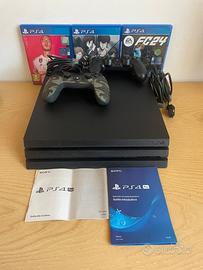 Ps4 pro 1tb + 2 controller+ 3 giochi