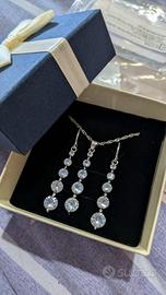 Elegante parure di gioielli in argento 925