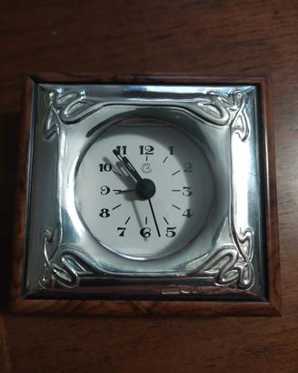 Orologio da tavolo cornice in argento