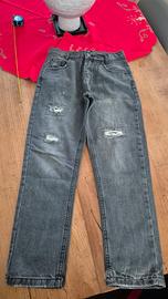 jeans grigi ragazzo h 152 cm