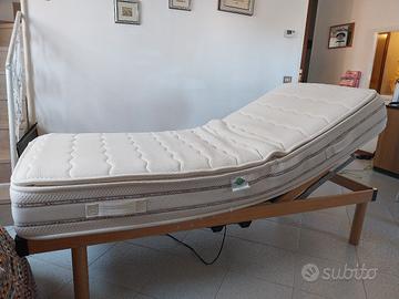 rete letto motorizzata elettrica e materasso