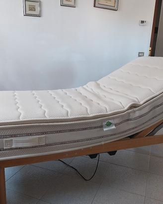 rete letto motorizzata elettrica e materasso