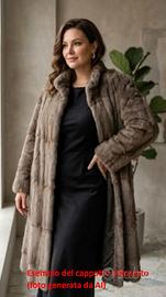 Cappotto di Petit Gris (scoiattolo siberiano)