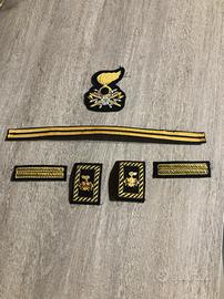 Kit gradi e arma per uniforme da gala