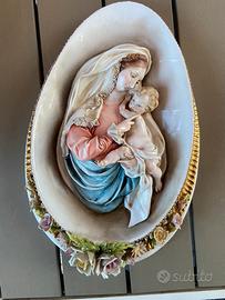 Quadro con maternita capodimonte