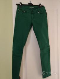 jeans verde oliva 