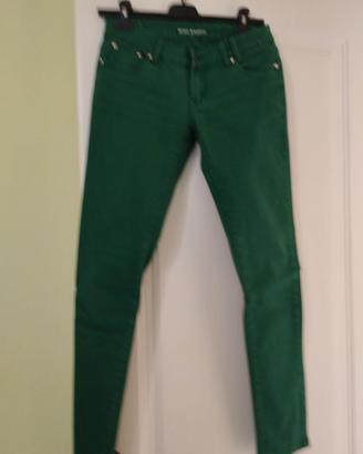 jeans verde oliva 