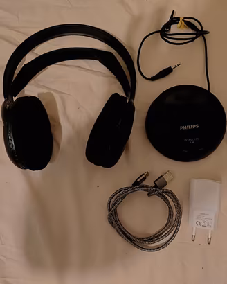 cuffie wireless per tv Philips praticamente nuove 