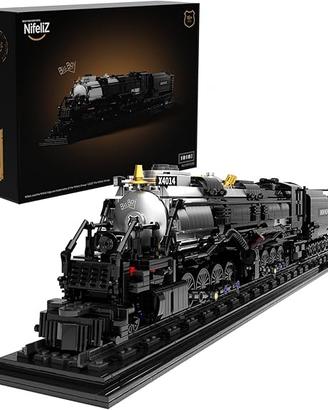 Nifeliz Treno a vapore retrò Big Boy Set di blocch