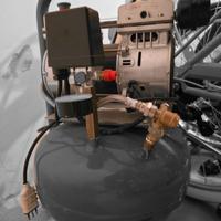 compressore 12lt senza olio silenziato