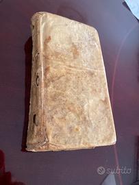 Antico libro del 1705