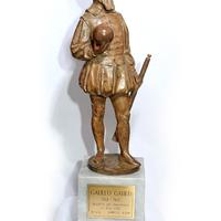 Statua in bronzo raffigurante Galileo Galilei