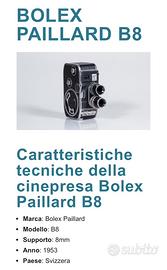 Cinepresa Paillard B8