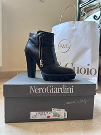 Stivaletti con tacco da Donna Nero Giardinj