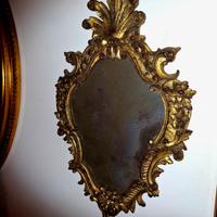 vecchio specchio cornice legno !!!