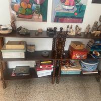 Due librerie in legno