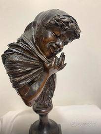scultura di bronzo Edoardo Simonetti