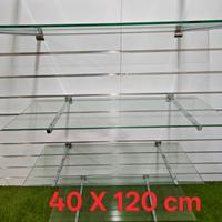 Reggimensola 40 cm acciaio cromato lucido