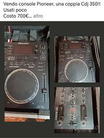 console Pioneer, una coppia Cdj 350!! 
Usati