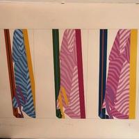 Litografia a colori di Umberto Buscioni.
