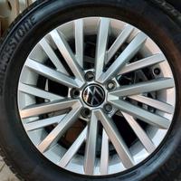 4 cerchi 16"originali wolkwagen+gomme 