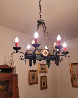 Lampadario per tavernetta