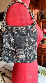 Borsetta a mano in jeans Guess 