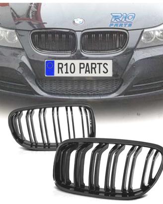 GRIGLIE BMW E90 E91 LCI 08-12 LOOK M NERO OPACO