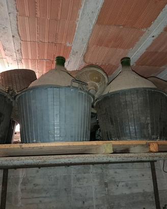 Damigiane in vetro 54 litri