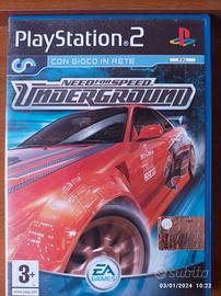 videogiochi  need for speed underground ps2