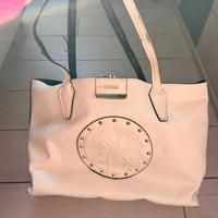 Borsa Guess bianca con logo