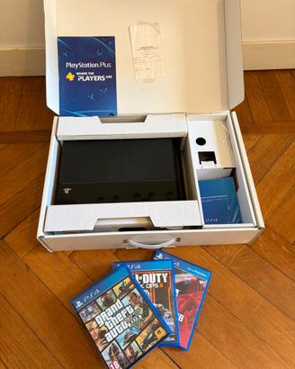 PlayStation 4 PS4 + 3 giochi + scatola originale