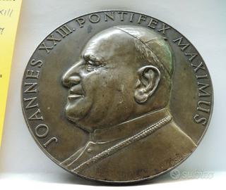 Medaglia papale bronzo papa giovanni xxiii 1962 co
