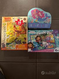 3 puzzle per bamhini Disney Dreamworks