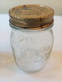 vasetto stock di 10  Bormioli vetro con coperchio