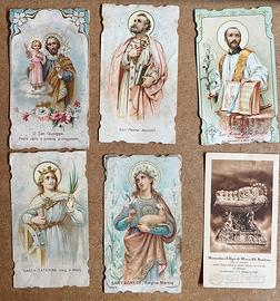 Lotto 6 santini fine 800 inizio 900