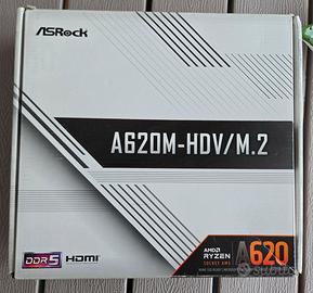 Scheda Madre ASRock A620M-HDV/M.2 AM5 DDR5