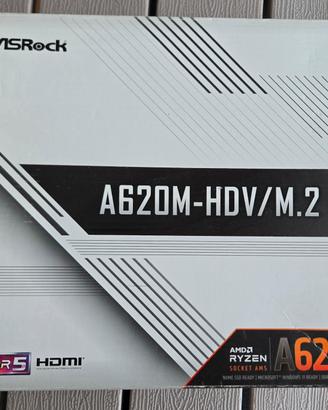 Scheda Madre ASRock A620M-HDV/M.2 AM5 DDR5