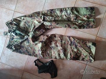 pantaloni impermeabili mimetici E.I.