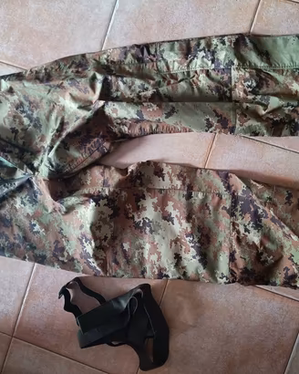 pantaloni impermeabili mimetici E.I.