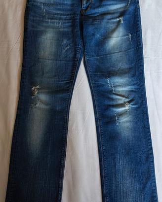 Jeans Guess Starlet donna Bootcut strappati tg 29