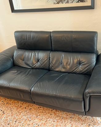 DIVANO IN PELLE CON SISTEMA MOTORIZZATO