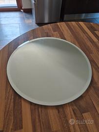 specchio tondo centrotavola nuziale diametro 30 cm
